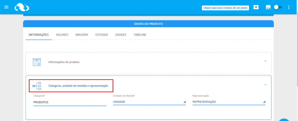 como cadastrar produtos
